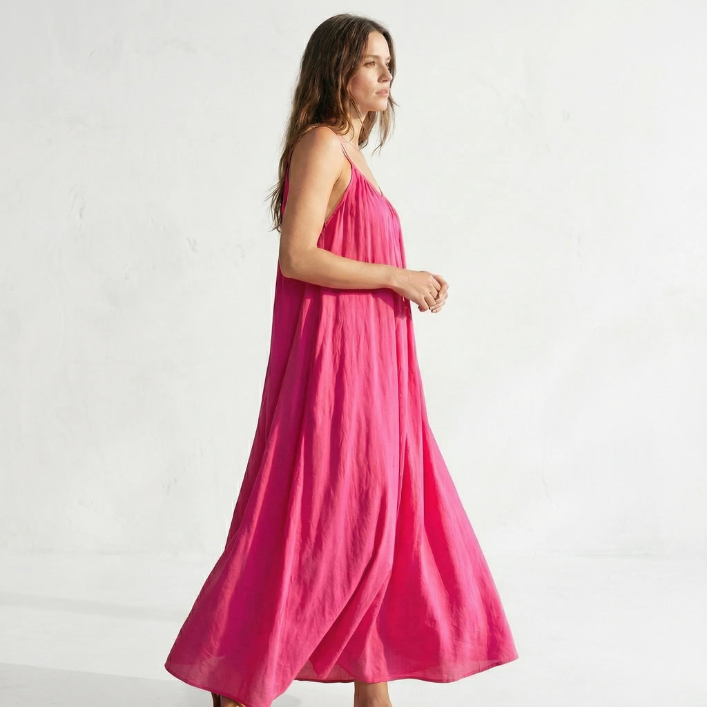 Vestido camil - Largo espalda descubierta