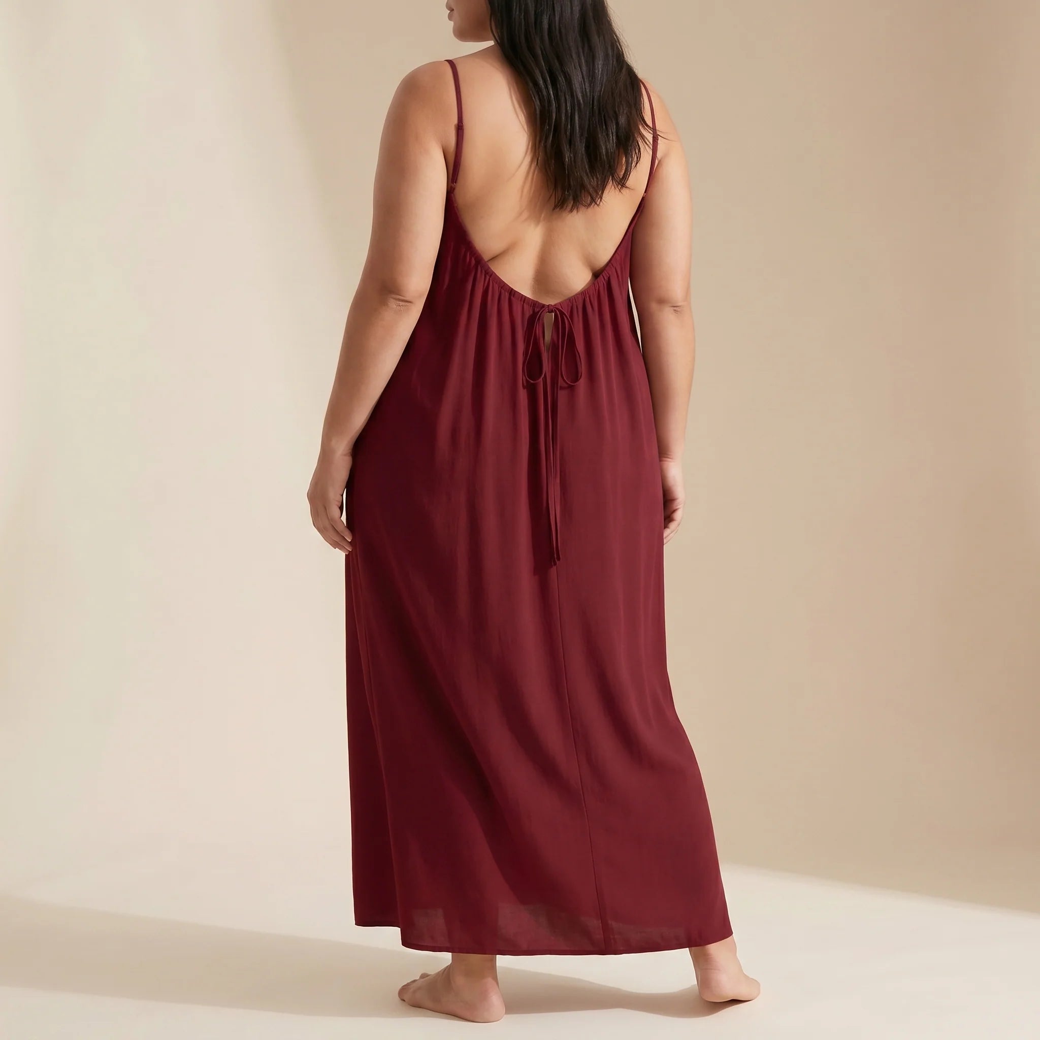 Vestido camil - Largo espalda descubierta
