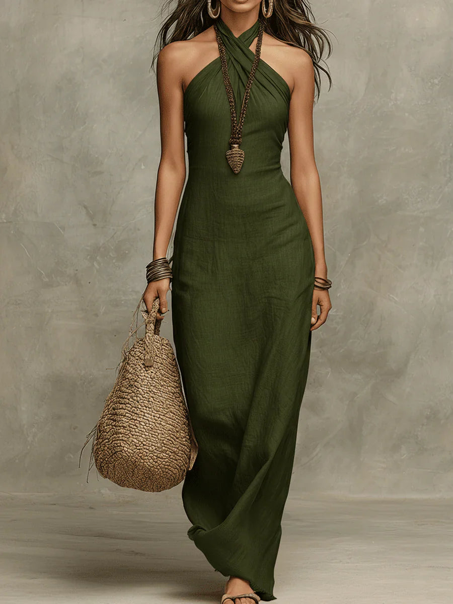 Vestido ambar en 6 colores