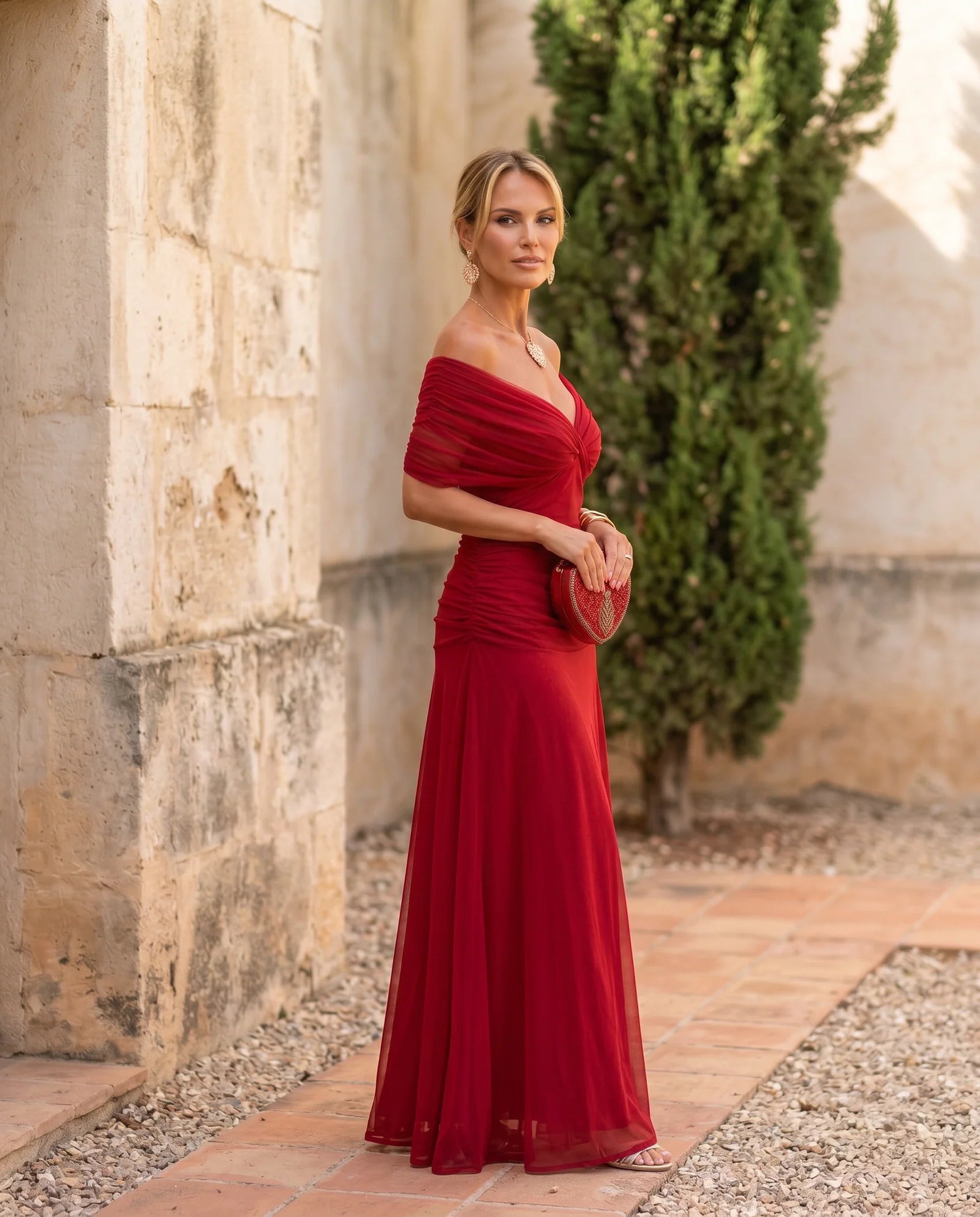 Bianca - Vestido elegante para fiesta con escote en corazón