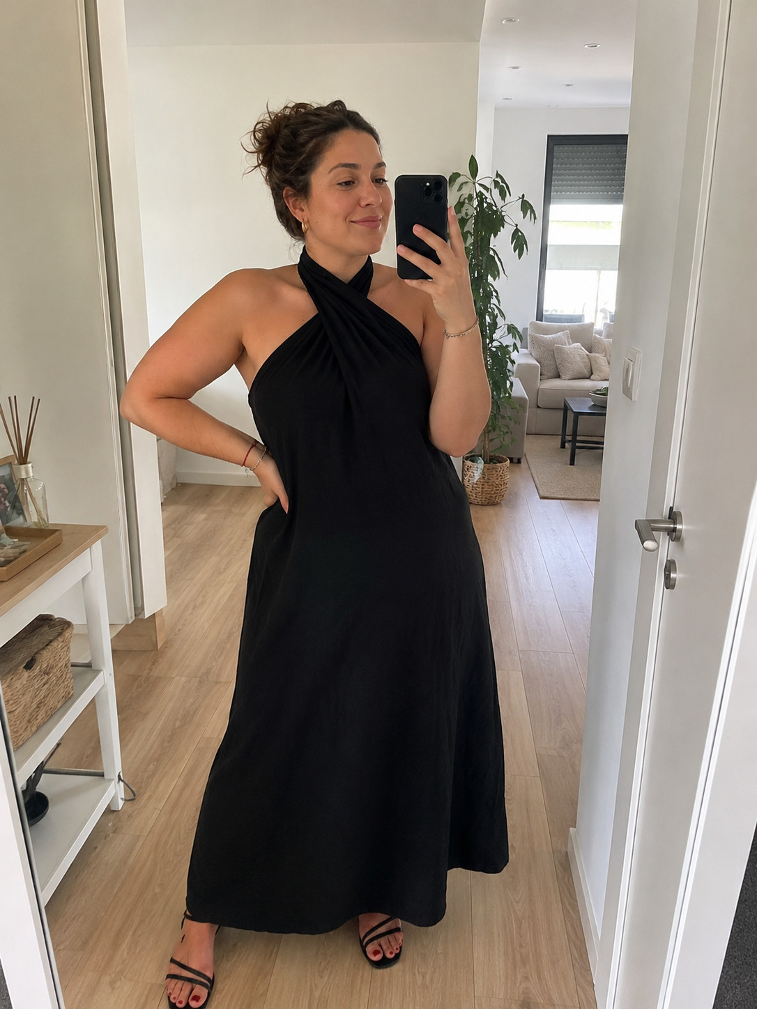 Vestido Ámbar Negro
